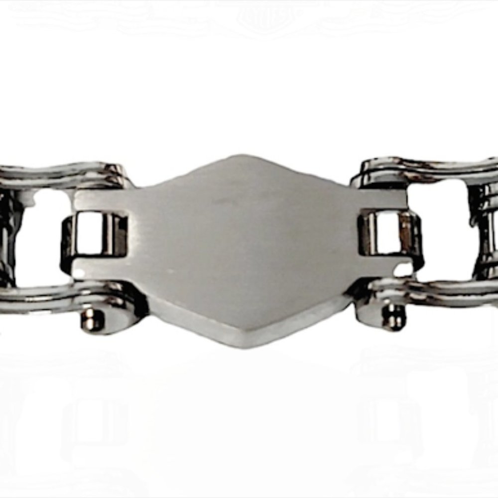 Harley Davidson Stainless Steel Bracelet Biker Shield Motorcycle Customized Size - Picture 10 of 11